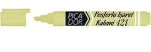 Picador 421 Fosforlu Kalem Pastel Sarı Kx 081 10 Lu (1 Paket 10 Adet) ürün görseli 1