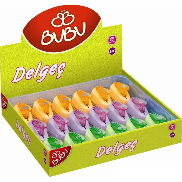 Bu-Bu Şekilgeç 3-4 Craft Punc 00019 Bubu00019 (1 Paket 18 Adet) ürün görseli 1