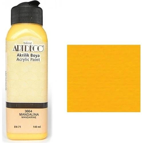 Artdeco Akrilik Boya 140 Ml Mandalina Y-070R-3664 ürün görseli 1