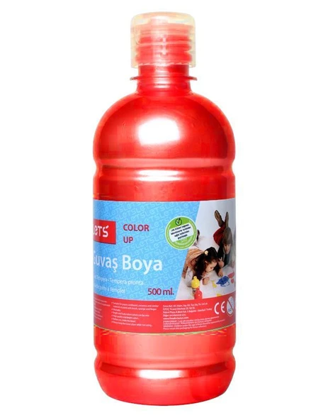 Lets L-5104 Guaj Boya Plastik Şişe Pembe 500 Ml. ürün görseli 1