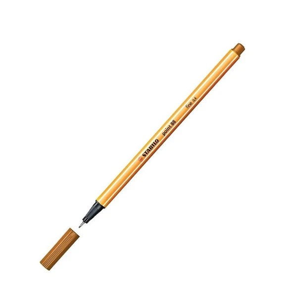 Stabilo 88/89 Keçe Uçlu İnce Kalem 88 Point 0.4 Mm Haki Açık Kahverengi (10 Lu Kutu) ürün görseli 1