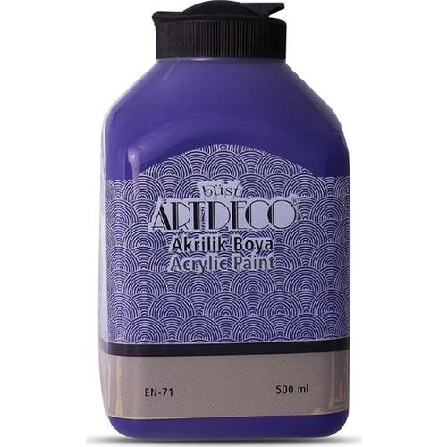 Artdeco Akrilik Boya 500 Ml Mor Y-070L-3608 ürün görseli 1