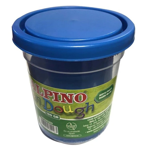 Alpino Oyun Hamur Tek Renk Koyu Mavi 130 Gr Dp-0003009 ürün görseli 1