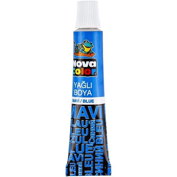 Nova Color Nc-129 Yağlı Boya Tüp Mavi 12 Li (1 Paket 12 Adet) ürün görseli 1