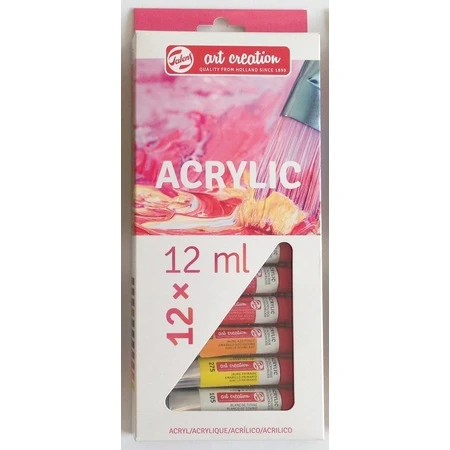Talens Akrilik Boya 12 Renk 12 Ml Rt-9021712M ürün görseli 1