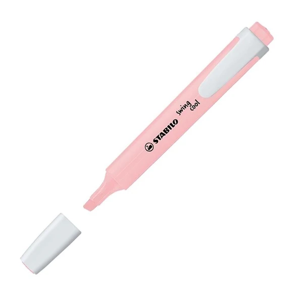 Stabilo Swing Cool Fosforlu Kalem Pastel Pembe 10 Lu (1 Paket 10 Adet) ürün görseli 1