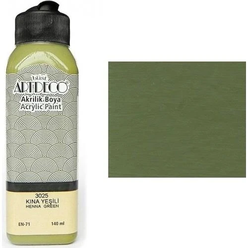 Artdeco Akrilik Boya 140 Ml Kına Yeşili Y-070R-3025 ürün görseli 1