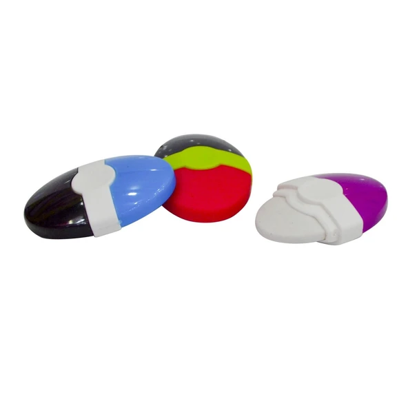 Colorland Elips Silgi 24 Lü Color-Slg01 (1 Paket 24 Adet) ürün görseli 1