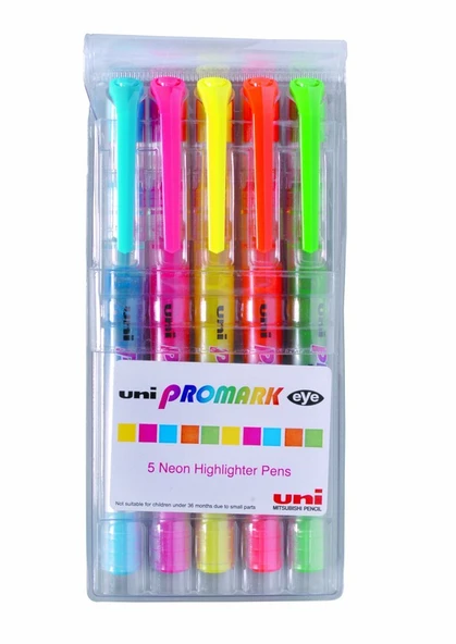 Unibal Usp-105 Promark Fosforlu Kalem 5 Li ürün görseli 1