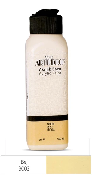 Artdeco Akrilik Boya 140 Ml Bej Y-070R-3003 ürün görseli 1