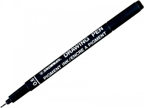 Snowman Ft-700D Teknik Çizim Kalemi Drawing Pen 0.6 Mm Siyah (12 Li Kutu) ürün görseli 1