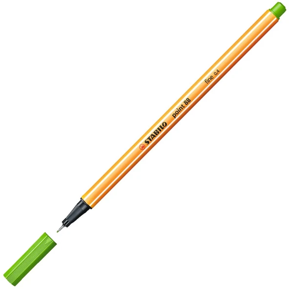 Stabilo 88/43 İnce Uçlu Keçeli Kalem 88 Point 0.4 Mm Yaprak Yeşili (10 Lu Kutu) ürün görseli 1