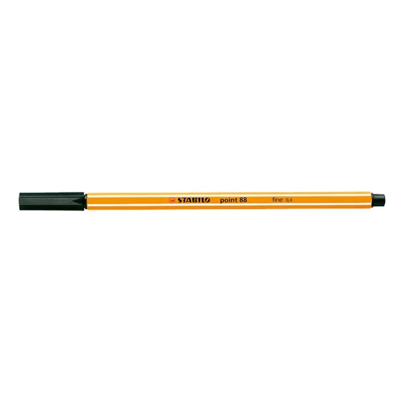 Stabilo 88/46 İnce Uçlu Keçeli Kalem 88 Point 0.4 Mm Siyah (10 Lu Kutu) ürün görseli 1