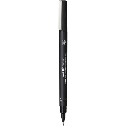 Uni-Ball Pin200-0.7 Teknik Çizim Kalemi Markör Akrilik Uçlu Fine Line Pin 0.7 Mm Siyah (12 Li Kutu) ürün görseli 1