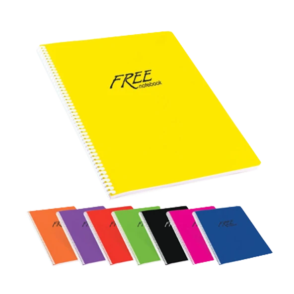 Keskin Color Free Pp Kapak Defter A-4 100 Yaprak Çizgili 320441-99 ürün görseli 1