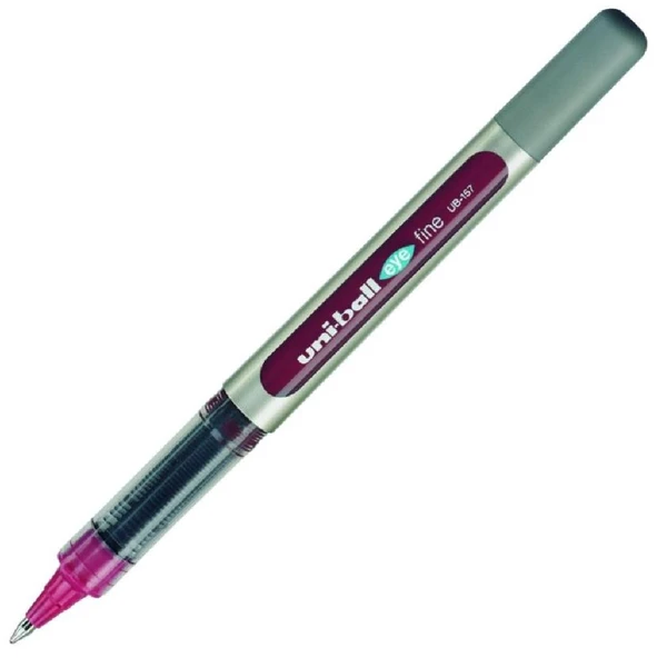 Uni-Ball Ub-157 Roller Kalem Eye Fine Bilye Uç 0.7 Mm Wine Red Bordo (12 Li Kutu) ürün görseli 1