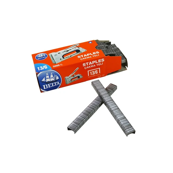 Delta 301 Zımba Teli (Çakma Teli) 5000 Li 13/6 (5 Paket) ürün görseli 1