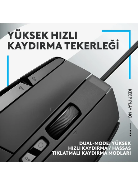 Logitech 910-006139 G502 X Lightspeed Hero Kablolu Gaming Mouse - Resim 3