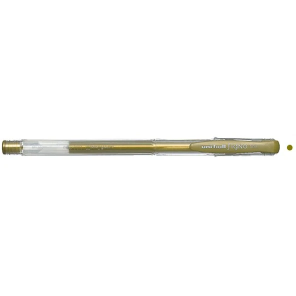 Uni-Ball Um-100 Roller Kalem Signo Fine Jel Bilye Uç 0.8 Mm Altın (12 Li Kutu) ürün görseli 1