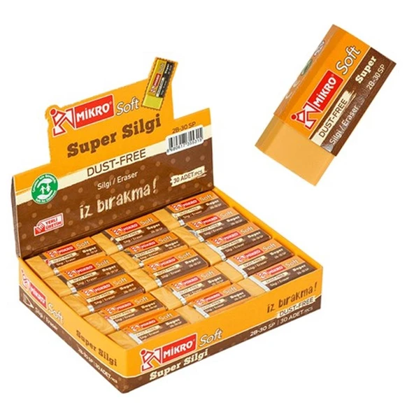 Mikro Silgi Soft Süper 2B-30Sp (30 Lu Paket) ürün görseli 1