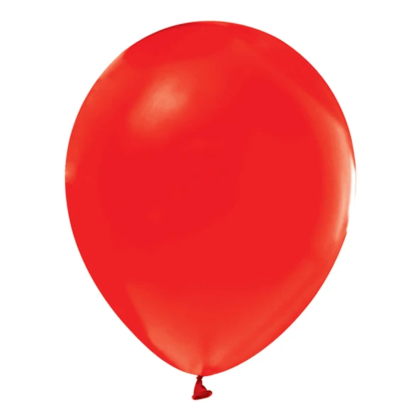 Bafix Balon Baskısız 12 İnç Kırmızı 100 Lü Bbp12100-03 ürün görseli 1