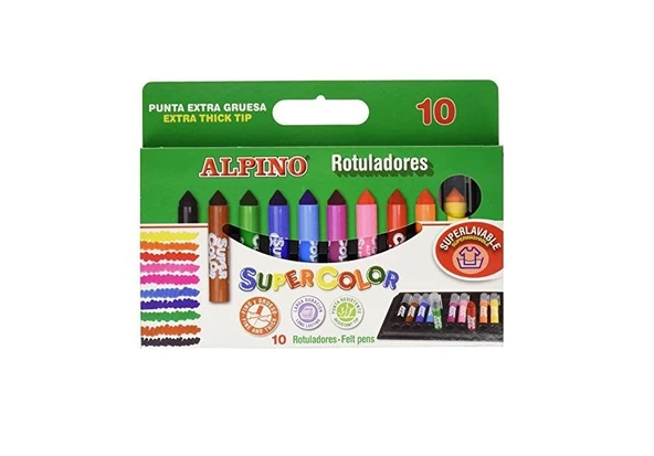 Alpino Süpercolor 10 Renk Keçeli Kalem Ar-11 ürün görseli 1