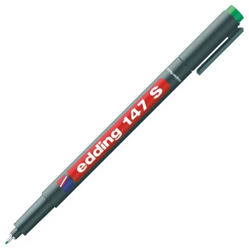 Edding 147S Asetat Kalemi Permanent S Seri 0.3 Mm Yeşil (10 Lu Kutu) ürün görseli 1
