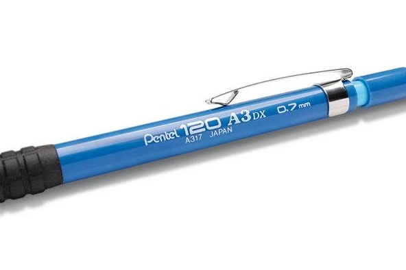 Pentel A317-C Versatil Kalem Genel Kullanım İçin Tutaçlı 0.7 Mm Mavi (12 Li Kutu) ürün görseli 1