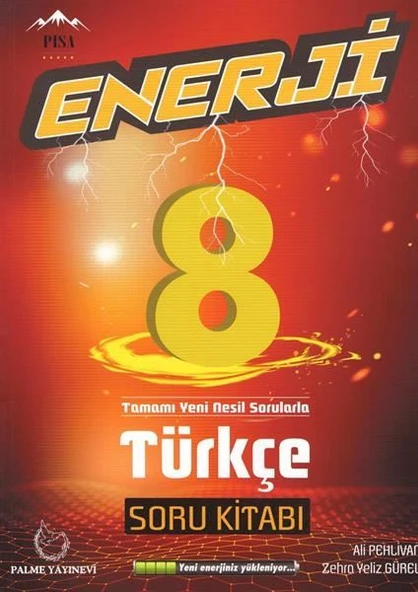 Palme Yayınevi Hazırlık 8. Sınıf Enerji Türkçe Soru Kitabı ürün görseli 1
