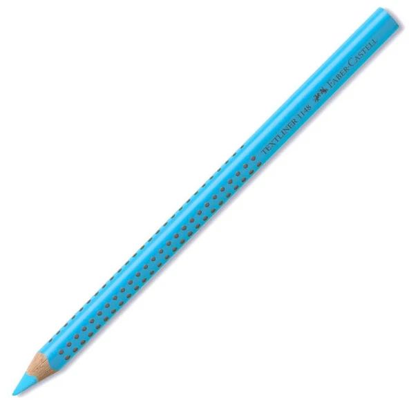 Faber-Castell Fosforlu Kalem Ahşap Gövde Mavi 5030114851000 ürün görseli 1