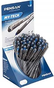 Pensan 2240 Tükenmez Kalem My-Tech 0.7 Mm Mavi (60 Lı Paket) ürün görseli 1