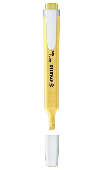 Stabilo 275/144 Fosforlu Kalem Swing Cool Kalem Tipi Pastel Sarı (10 Lu Kutu) ürün görseli 1