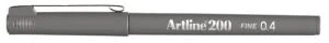 Artline Ek-200 Fineliner İnce Uçlu Keçeli Kalem 0.4 Mm Gri (12 Li Kutu) ürün görseli 1