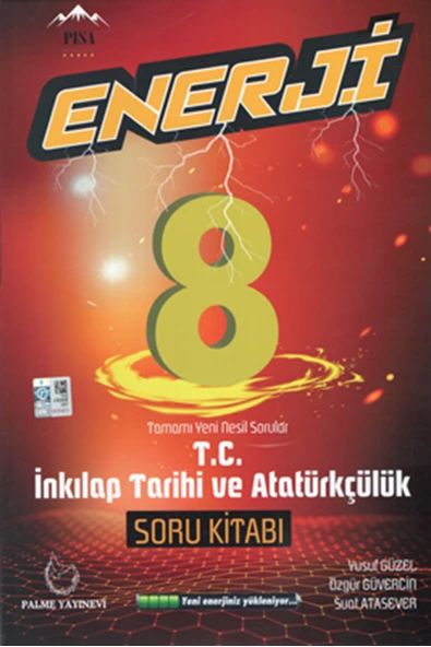 Palme Yayınevi Hazırlık 8. Sınıf Enerji İnkılap Tarihi Soru Kitabı ürün görseli 1