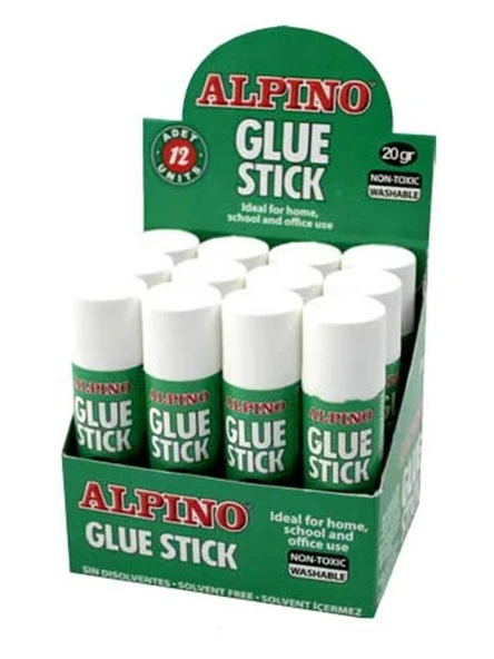 Alpino Gs-020 Stick Yapıştırıcı Solventsiz 20 Gram (12 Li Paket) ürün görseli 1