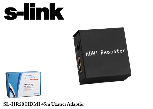 S-Link Hdmı 45M Uzatıcı Adaptör Sl-Hr50 - Resim 3