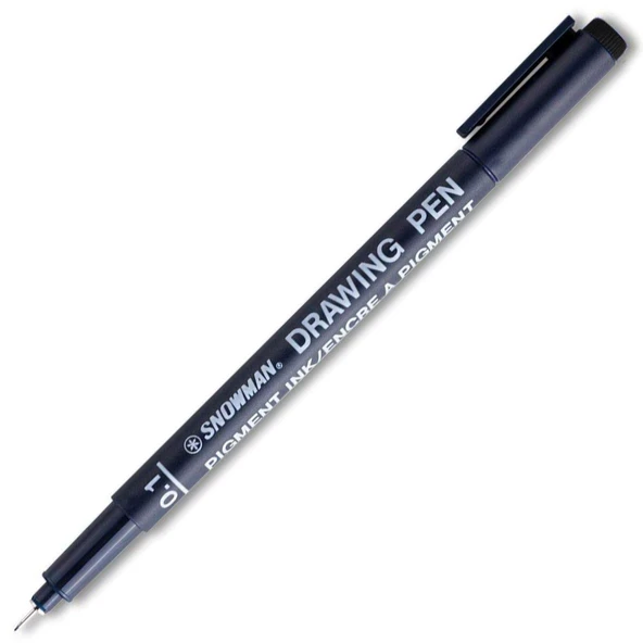 Snowman Ft-700D Teknik Çizim Kalemi Drawing Pen 0.1 Mm Siyah (12 Li Kutu) ürün görseli 1