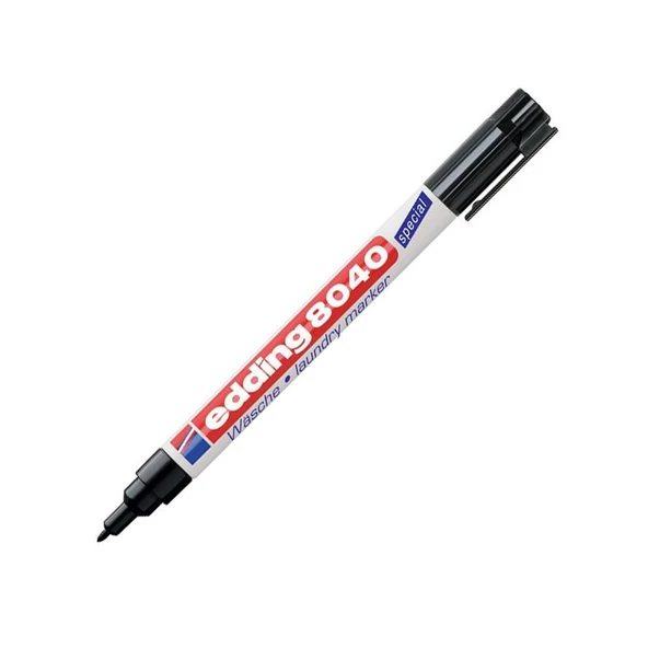Edding 8040 Kumaş Kalemi Siyah (10 Lu Kutu) ürün görseli 1