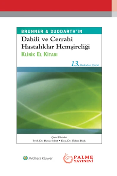 Palme Yayınevi Dahili ve Cerrahi Hastalıklar Hemşireliği Klinik El Kitabı ürün görseli 1