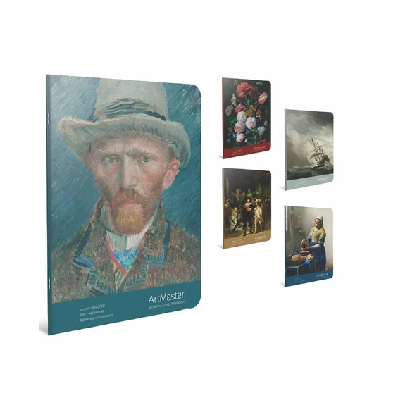 Gıpta Art Master Tel Dikişli Karton Kapak Defter 9x26Cm 60 Yaprak Çizgili (12 Li Paket) ürün görseli 1