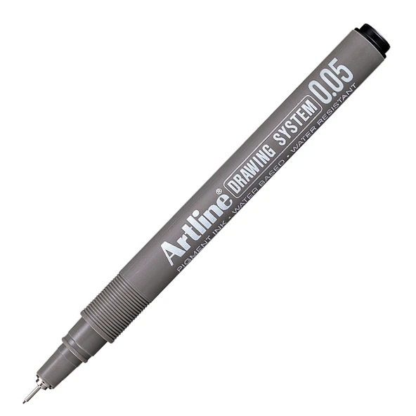 Artline Ek-2305 Drawing System Çizim Kalemi 0,05 Mm Siyah (12 Li Kutu) ürün görseli 1
