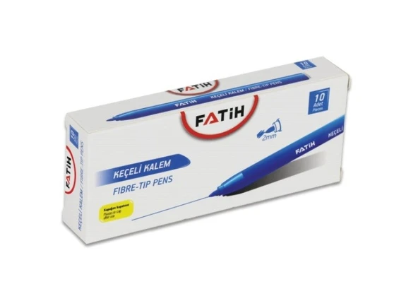 Fatih Keçeli Kalem Ofis Tipi Mavi Fa34030Kkom10 (10 Lu Kutu) ürün görseli 1