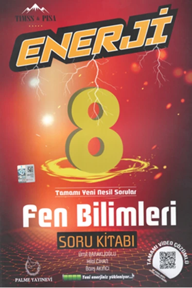 Palme Yayınevi Hazırlık 8. Sınıf Enerji Fen Bilimleri Soru Kitabı ürün görseli 1