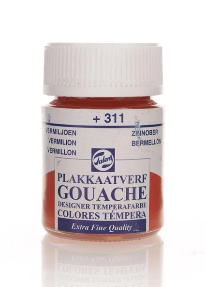 Talens 311 Guaj Boya 16 Ml Vermilion Parlak Kırmızı (10 Lu Paket) ürün görseli 1