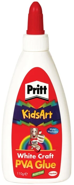 Pritt 581014 Tutkal Kidsart 110 Gram Beyaz (12 Adet) ürün görseli 1