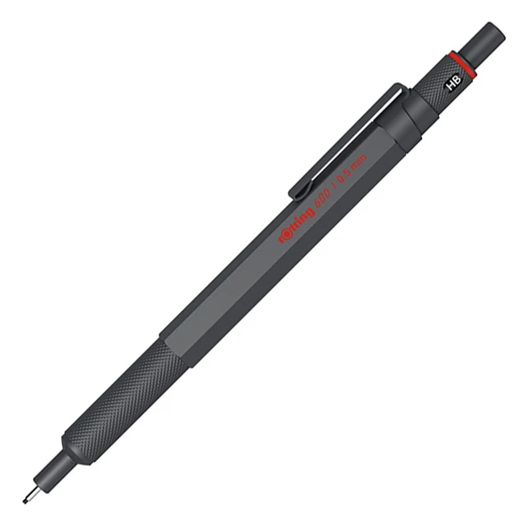 Rotring Versatil Kalem (Mekanik Kurşun Kalem) 600 Gri 0.5 Mm 2204409 ürün görseli 1