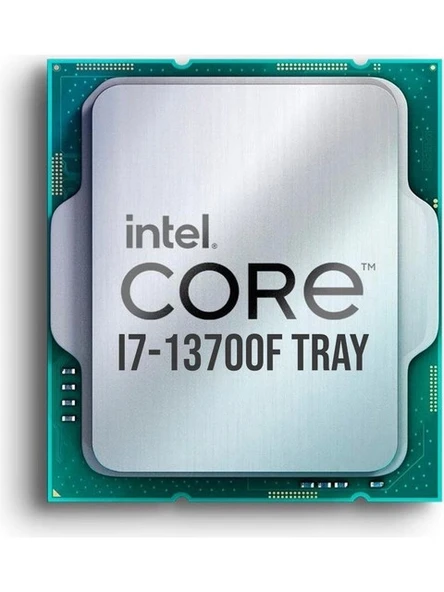 Intel Core İ7 13700F Tray 2.1Ghz 30Mb Önbellek 16 Çekirdek 1700 10Nm Kutusuz Fansız İşlemci ürün görseli 1
