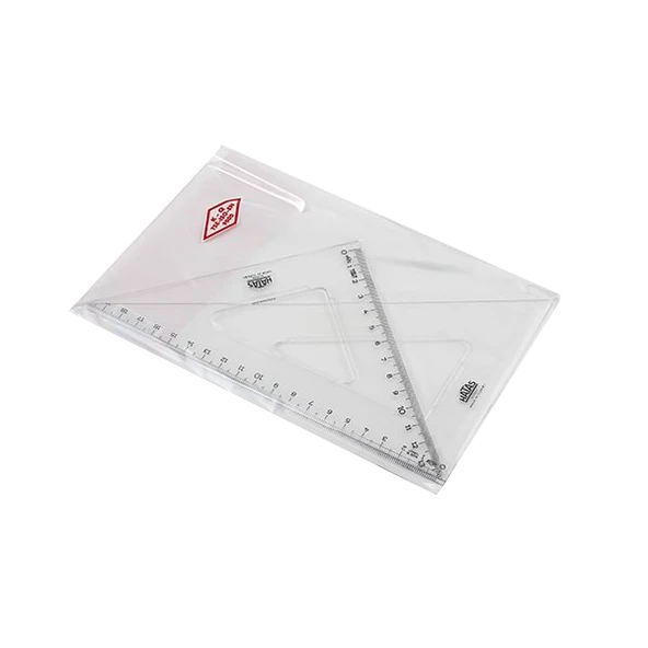 Hatas Gönye Seti Eco 21 Cm 60- 45 Derece 0805 ürün görseli 1
