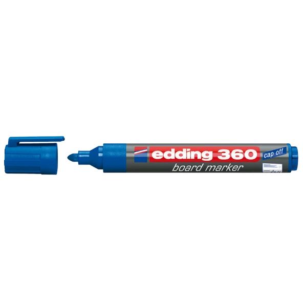 Edding E-360 Mavi Tahta Kalemi 10 Lu (1 Paket 10 Adet) ürün görseli 1