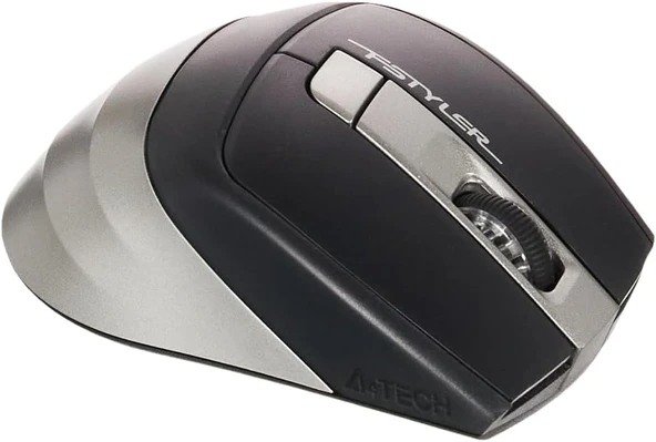 A4 Tech Fb35S Gri Bluetooth+2.4G Nano Kablosuz Optik 2000 Dpi Mouse (Sessiz) ürün görseli 1